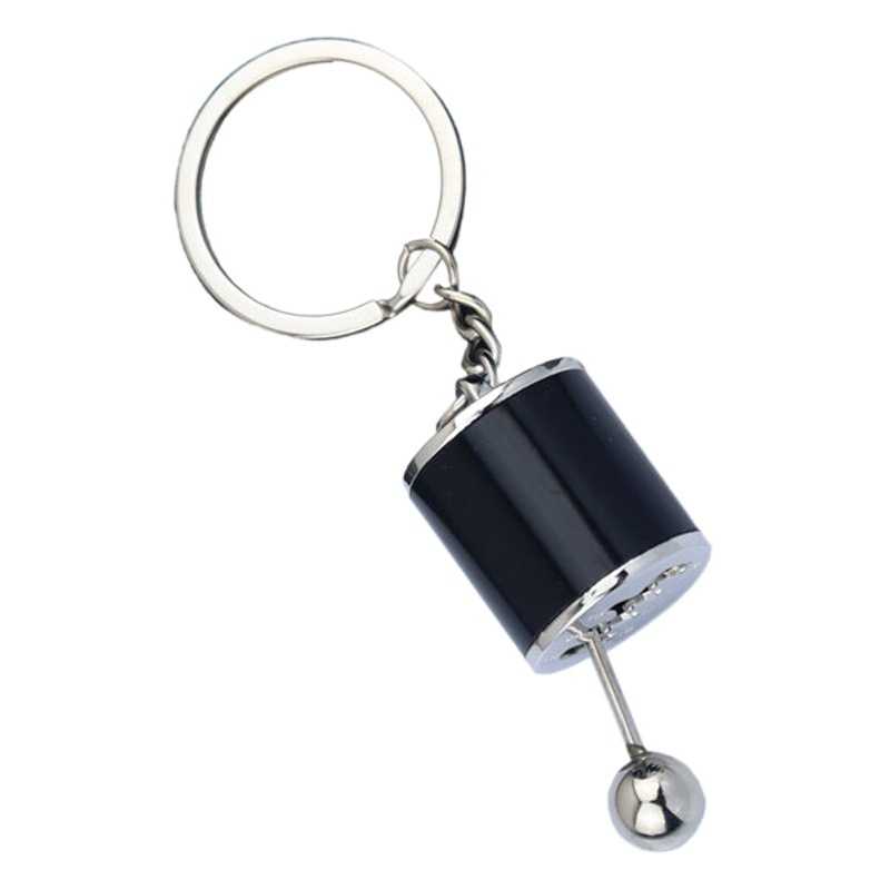 Car modified gear head key chain metal gear key chain pendant laser lettering small gift free proofing