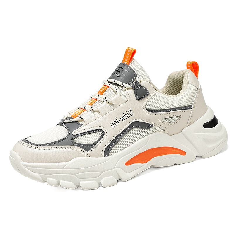 Spring and Autumn New Korean Style All-match Fashionable Casual Sneakers Men's Teenagers Thick Sole Heightening Torre Shoes Men's Shoes