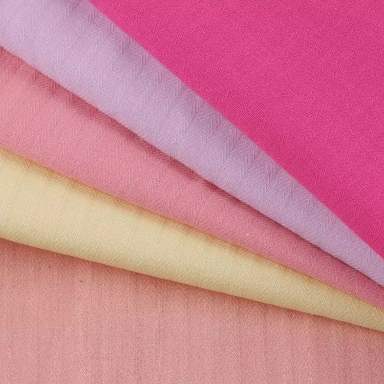 Cotton stripe jacquard fabric spring and summer moisture absorption breathable fashion shirt children's clothing dress scarf fabric wholesale