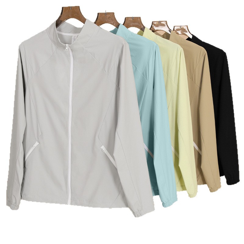Picture of Lu's Replacement Non-Sensory Quick-Drying Breathable Water-Repellent Men's Outdoor Sports Slim Stand-Up Collar Sun Protection Jacket