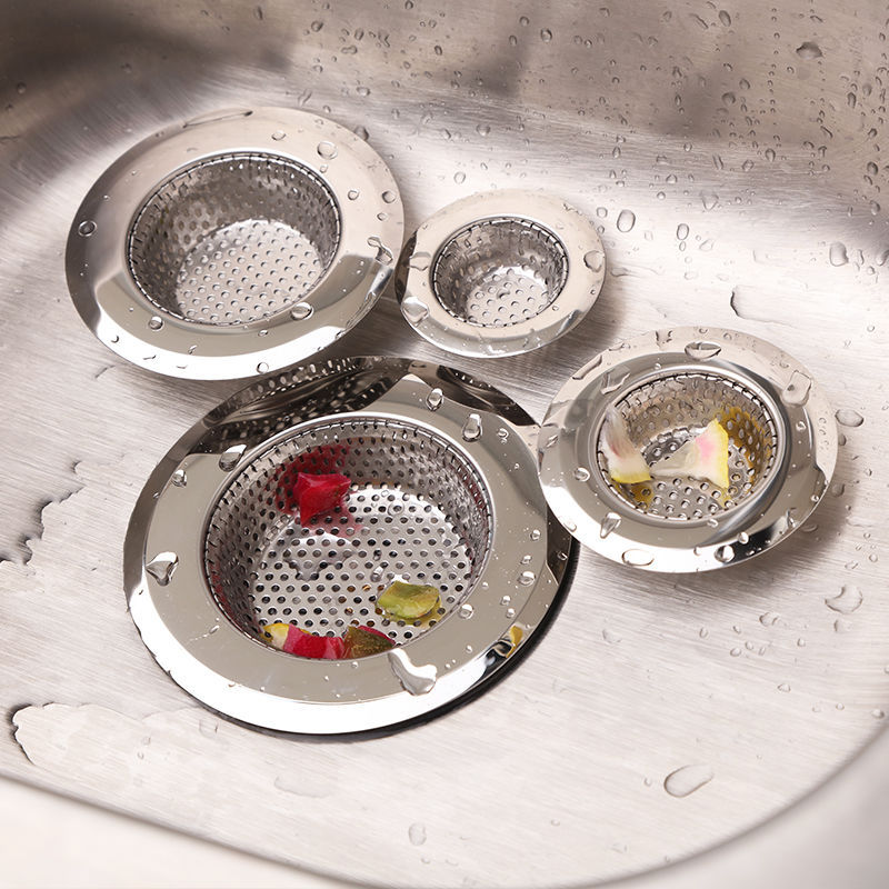 Picture of Stainless steel kitchen sink sewer filter sink floor drain filter sink sink sink anti-blocking plug net