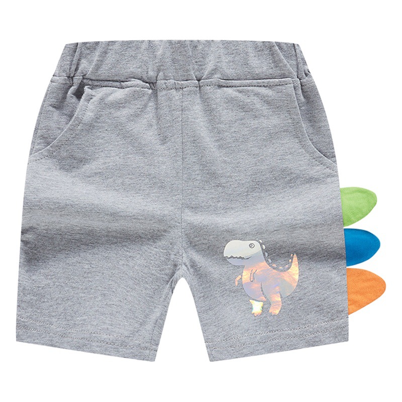 be top boys' pants cartoon dinosaur summer children's shorts thin baby five casual pants a generation of hair