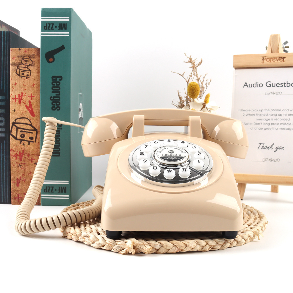 New cross-border antique wedding message phone retro fixed landline wedding recording telephone wholesale manufacturers