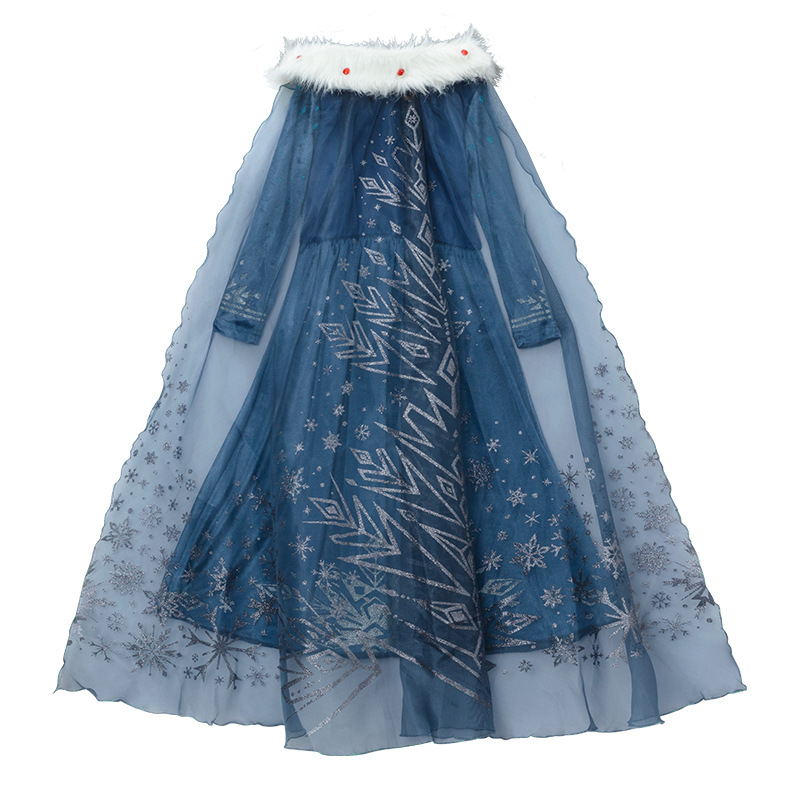 Picture of Foreign trade girls dress custom-made Frozen Princess Aisha dress wholesale Aisha sweater dress autumn and winter new