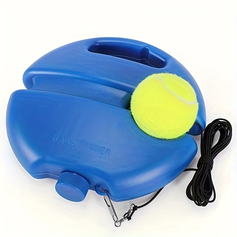 tennis trainer single tennis training base with line tennis exerciser base rebound with rope tennis training