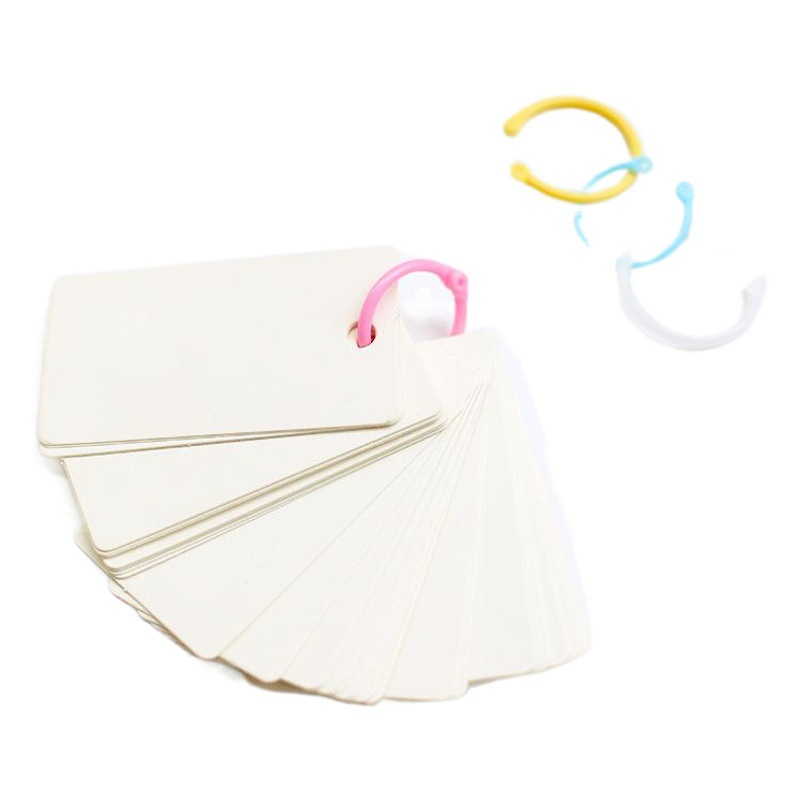 Loose-leaf book free ring boxed color plastic loose-leaf ring loose-leaf paper storage ring binding ring
