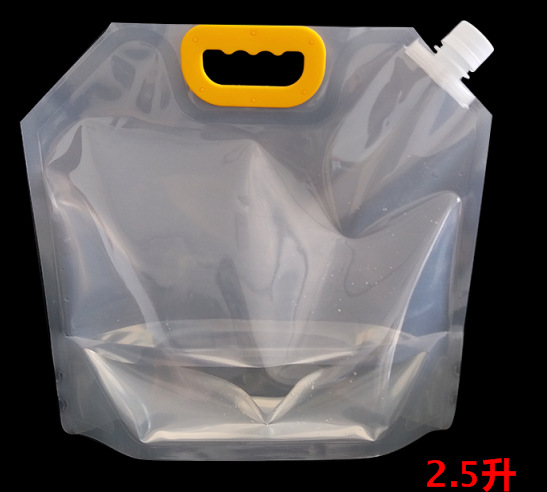 Picture of Beer Suction Nozzle Bag Large Diameter Thickened Self-standing Water Bag Food Suction Nozzle Bag Portable Water Bag Suction Nozzle Packaging Bag