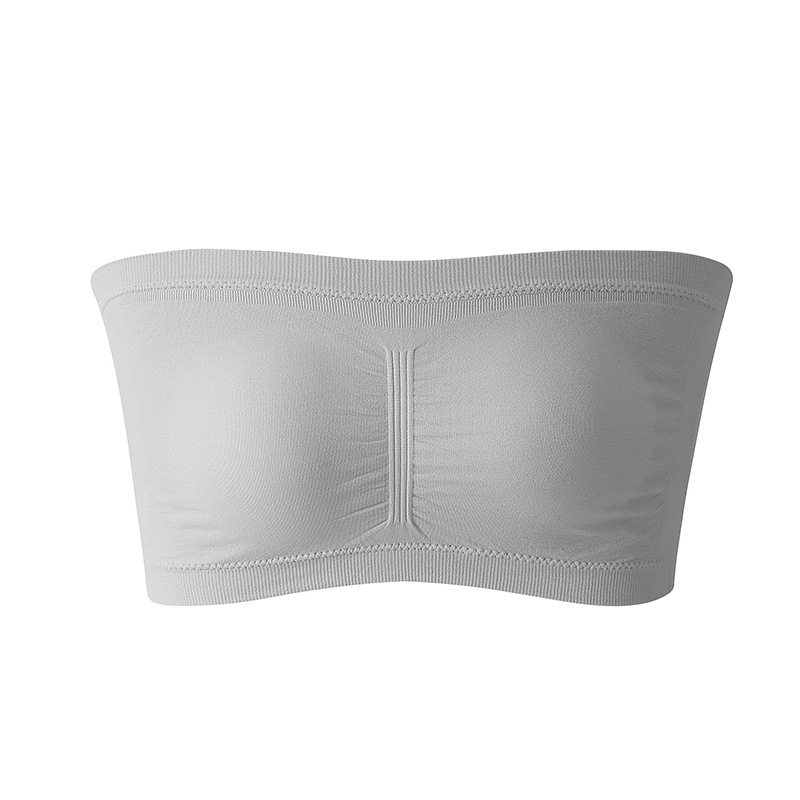 Picture of Amazon Foreign Trade Wrap Chest One-Piece Tube Top Double-Layer Strapless Invisible Underwear Beautiful Back Anti-Light Large Size 6XL