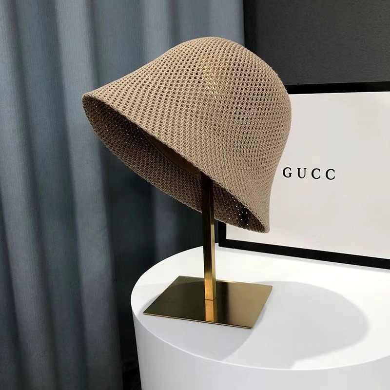Picture of Fisherman Hat Women's Spring and Summer New Arrival Women's Lace Fashionable Japanese Bucket Hat Simple Sunscreen Hat Showface Small Basin Hat
