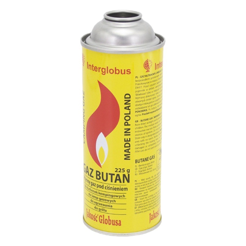 Gas mist iron tank portable cassette furnace butane gas tank fire gun portable gas empty tinplate tank