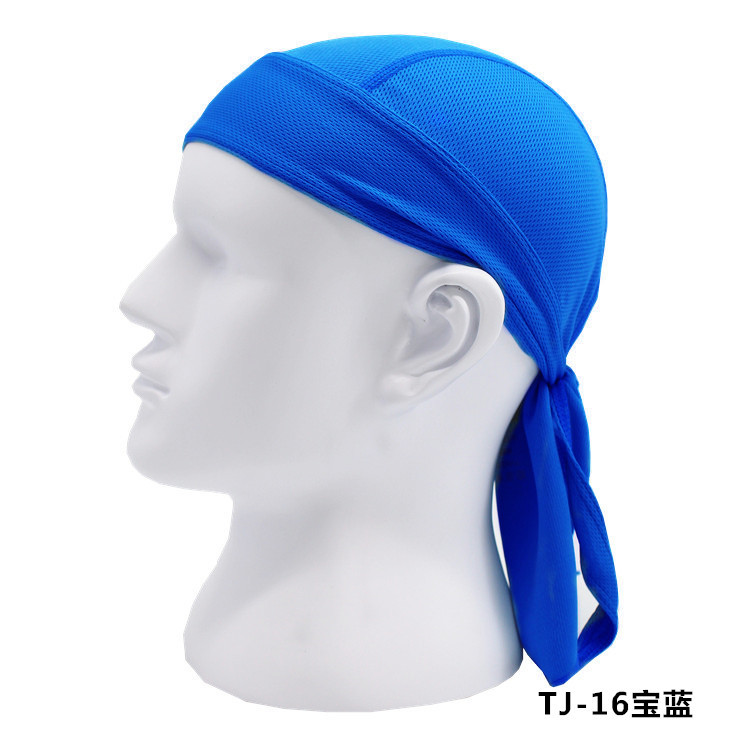 Picture of Outdoor Cycling Pirate Hat Quick-Drying Sports Turban Moisture-Wicking Breathable Sun Protection Hood Pirate Turban Small Hat