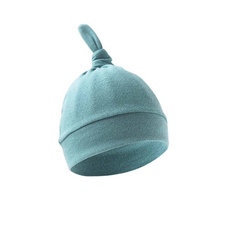 Picture of 2023 foreign trade baby pacifier hat single layer baby chirp hat baby tail hat children pullover hat