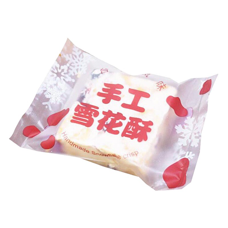 7*10 starting point snowflake crisp packaging bag baking cow tie biscuit milk jujube machine sealed bag scented tea bag 100 Pack