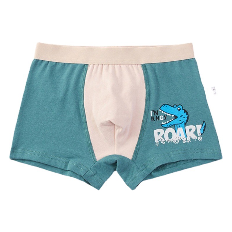 Bangbei cool children's underwear boys' fine shuttle cotton boxer Children Baby middle and big children boys' boxer underwear wholesale