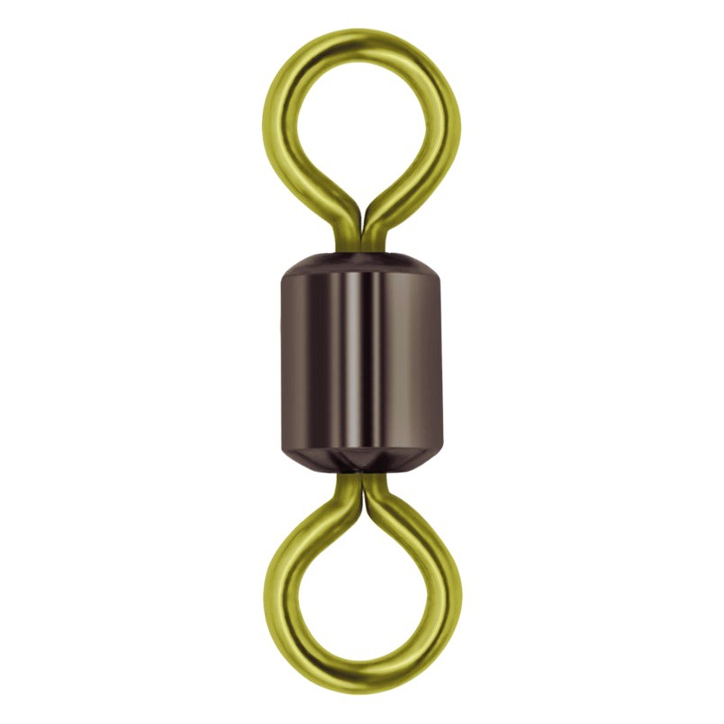Connector Button Fishing Gear Accessories Fishing Supplies Fishing Gear Wholesale Two-Color Eight-Character Ring American Eight-Character Swivel