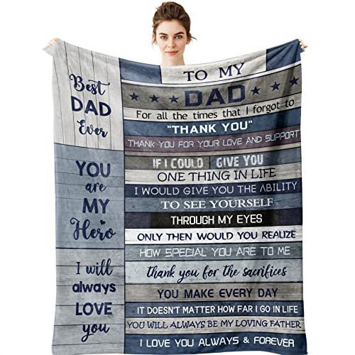 Picture of Cross-border gift to father flannel blanket single-layer printed blanket production source factory wholesale direct sales