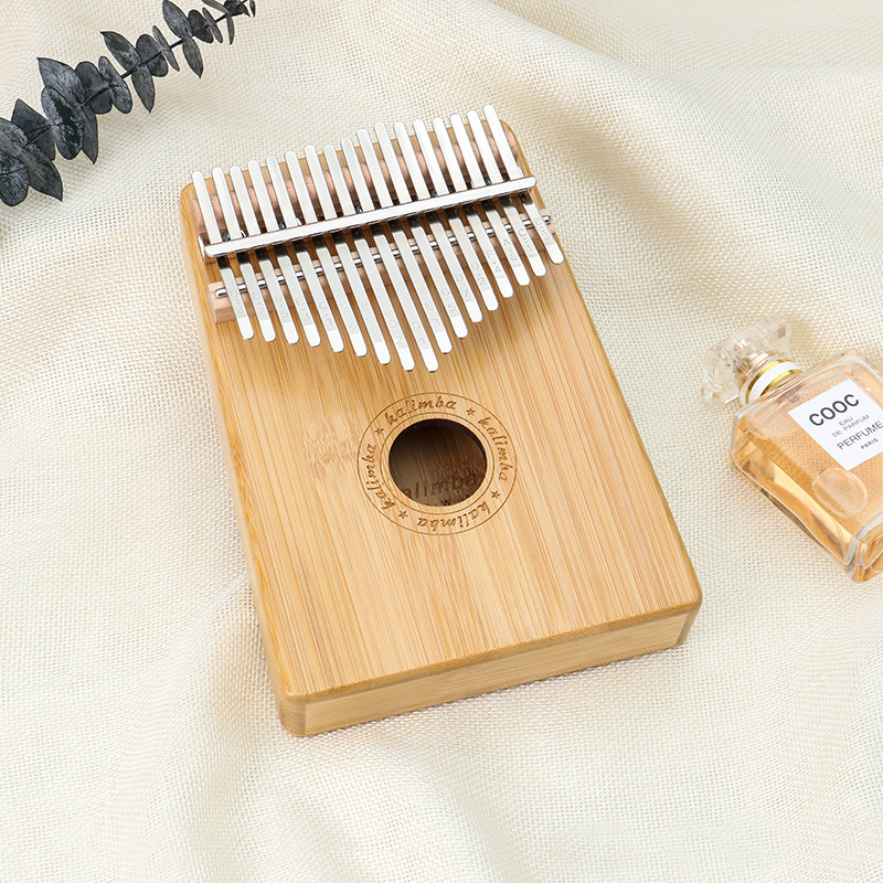 17-tone golden silk bamboo thumb fiddle kalimba kalimba African double fiddle