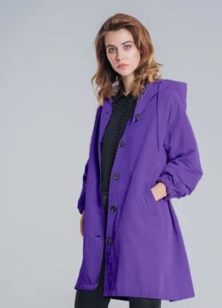 Picture of 2023 New Women's Windbreaker Autumn Mid-Length Small Casual Style Waist 8 Colors Select Fashionable and Easiest for Match