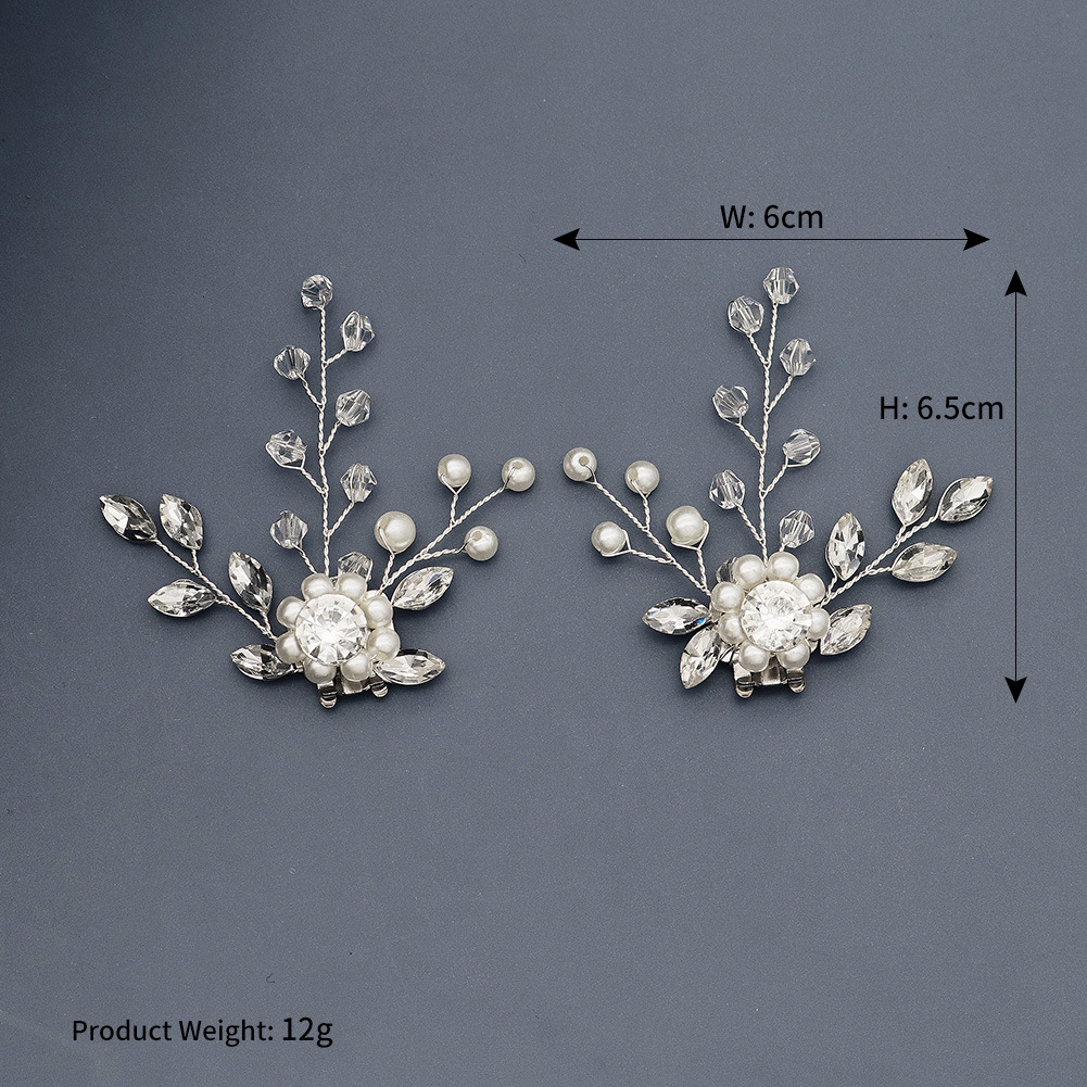 Picture of European and American Bride Wedding Shoes Accessories Detachable Shoe Buckle Exquisite Handmade Accessories Beautiful Crystal Beaded High-heeled Shoes Shoe Flower