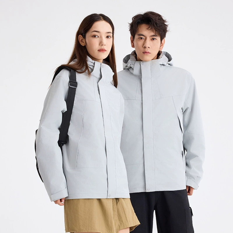 Picture of GBT32614 three-in-one men's 24 winter new windproof waterproof breathable warm coat women's custom logo