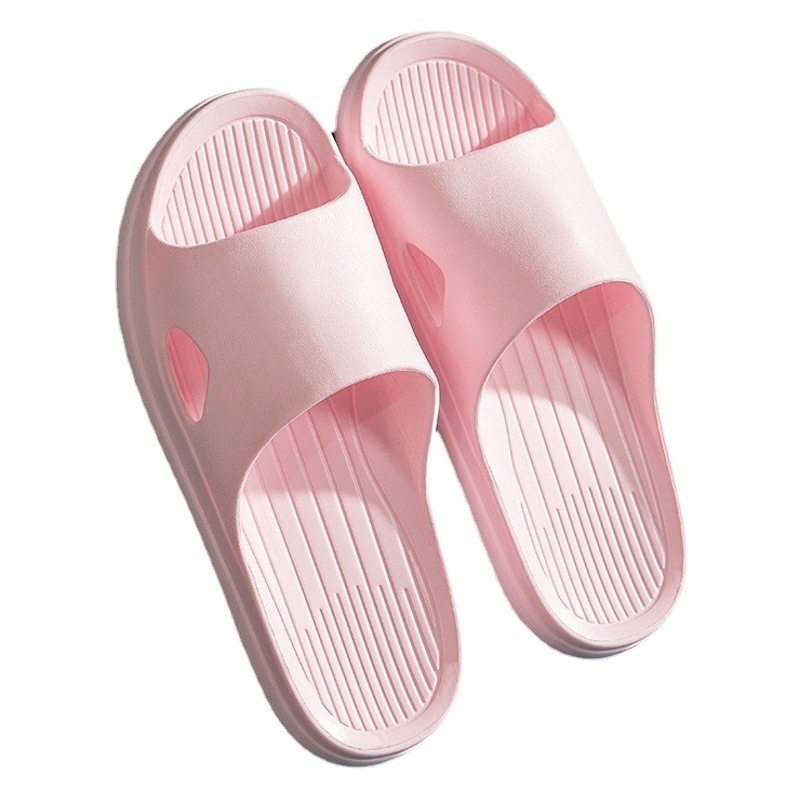 Home Slippers Women's Summer Indoor Household Korean-style Couple Bathroom Bath Soft Bottom Men's Slippers Non-slip and Mute