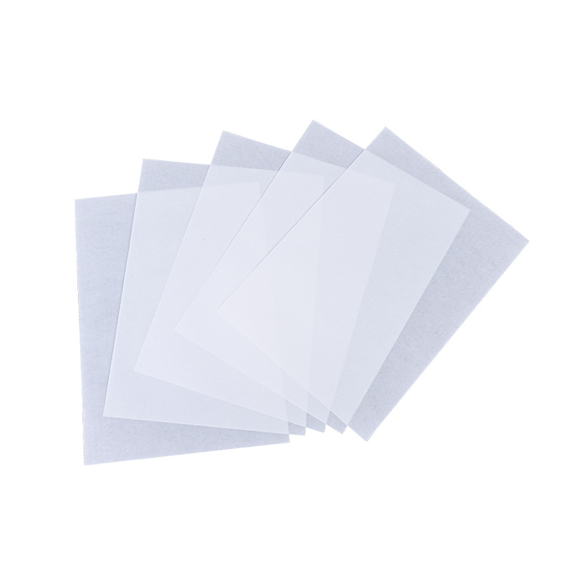 Picture of 45g high-gloss white kraft paper pure wood pulp single-gloss paper moisture-proof buffer packaging paper logo pattern printing paper customization