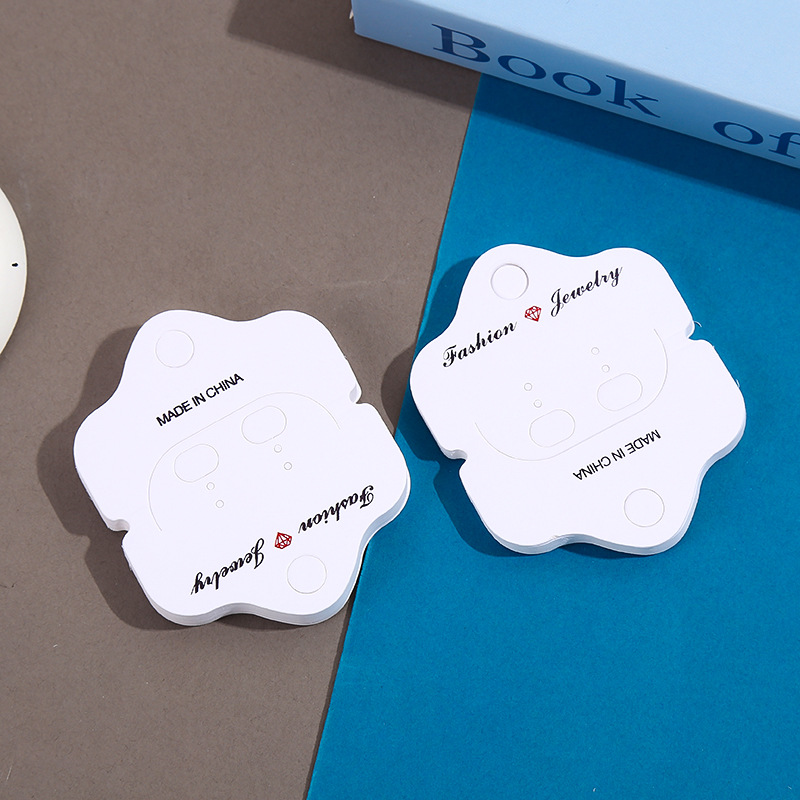 Necklace Folding Card High-grade Jewelry Packaging Earrings Earrings Card Jewelry Packaging Ins Jewelry Display Cardboard