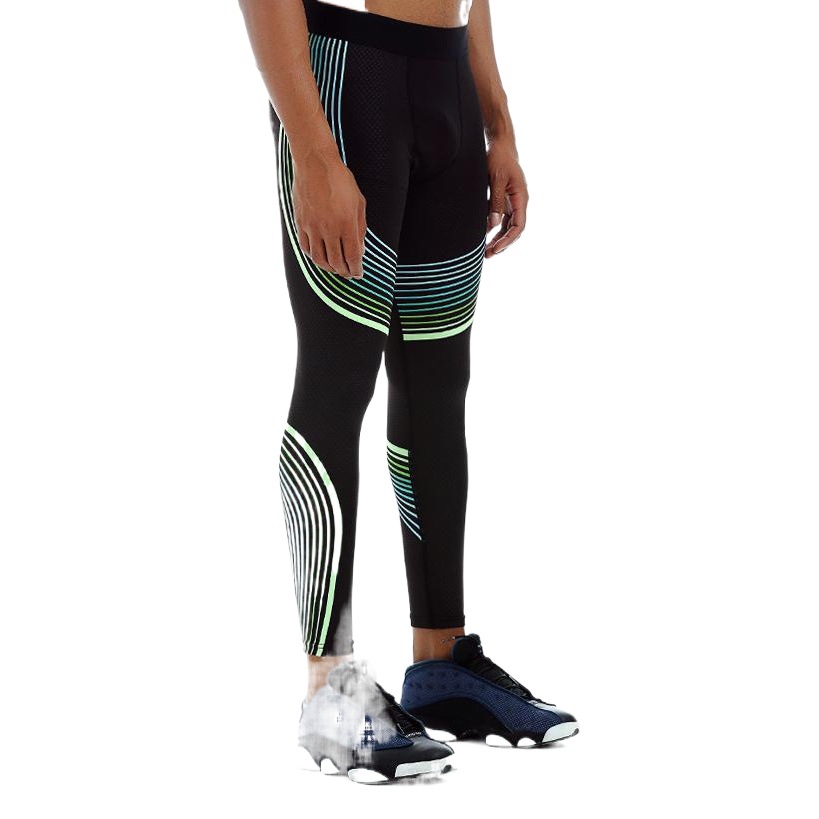 Picture of Quick-Drying Running Training Basketball Sports Tights Men's Trousers Warm Fitness Compression Sports Pants Breathable