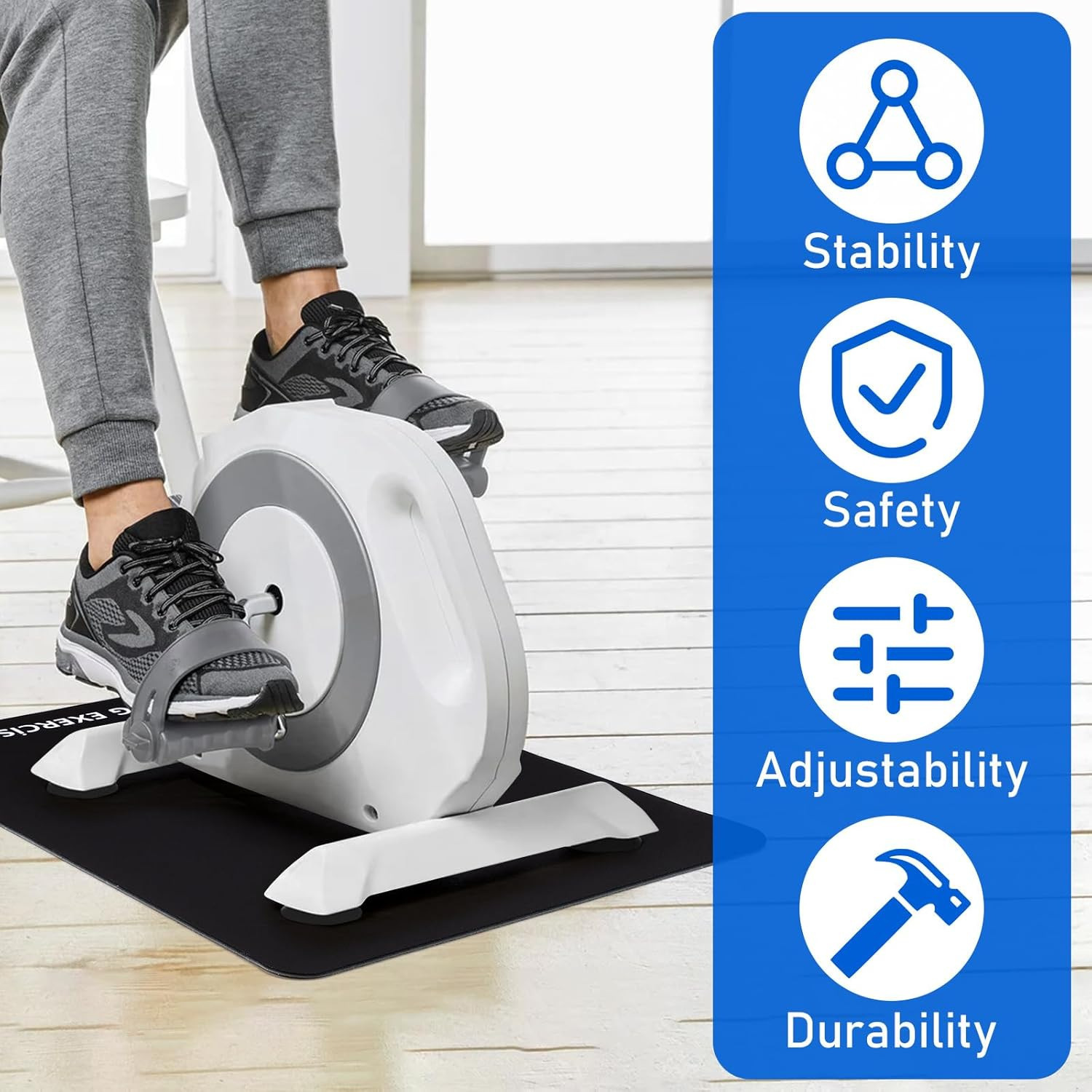 Amazon new leg exerciser diatom mud material non-slip mat pedal exerciser mat floor protection mat