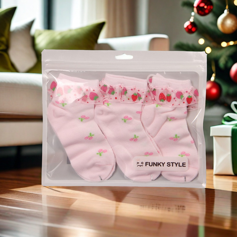 Children's Clothes Packaging Bag Leggings Vest Socks Self-sealing Baby Suit Panties Transparent Garment Bag