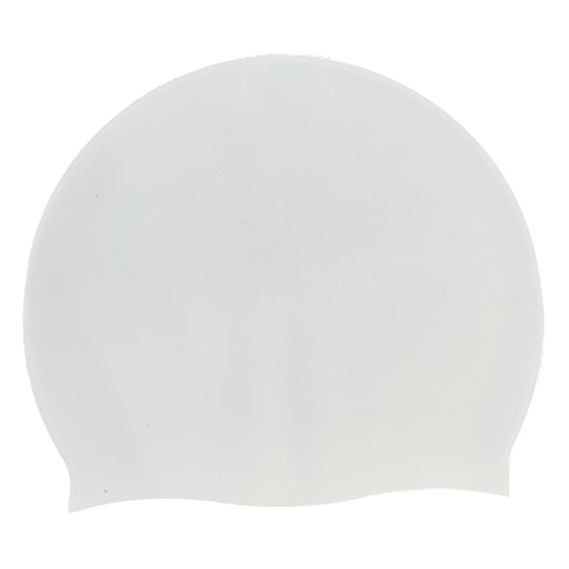 Adult silicone swimming cap high elastic waterproof dry hair solid color color printable LOGO unisex silicone swimming cap