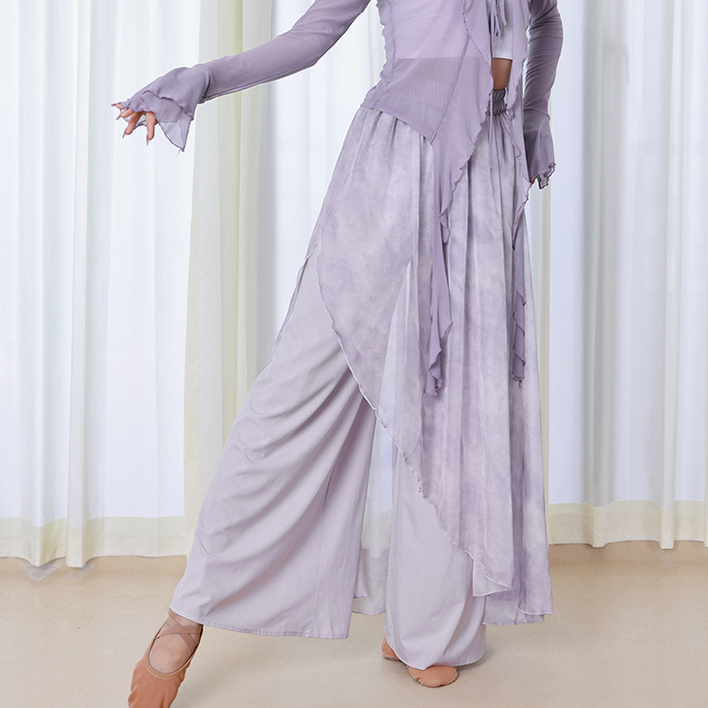 Dance Pants Women's Modern Dance Pants Adult Slimming Loose Wide Leg Elegant Classical Dance Pants for Teachers Dance Costume