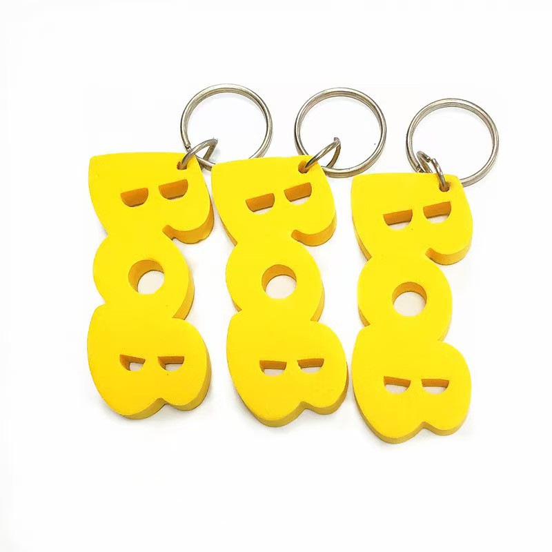 Foam Floating Key Chain Pendant Gift Floating Key Chain Cartoon Alien EVA Key Chain