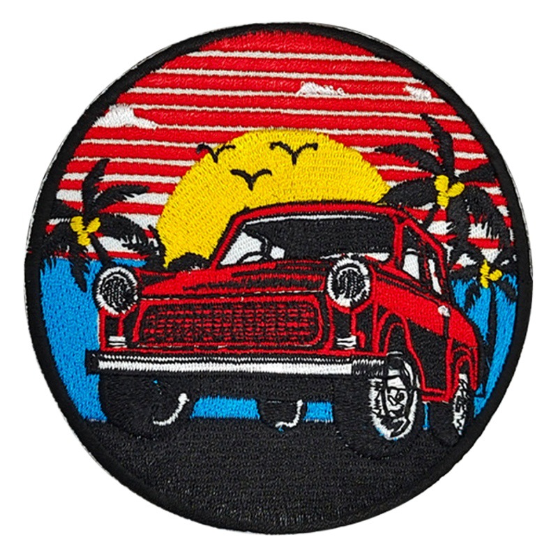New Outdoor Adventure Camping Creative Off-road Velcro Stamp Backpack Clothing Accessories Cloth Sticker Personalized Badge