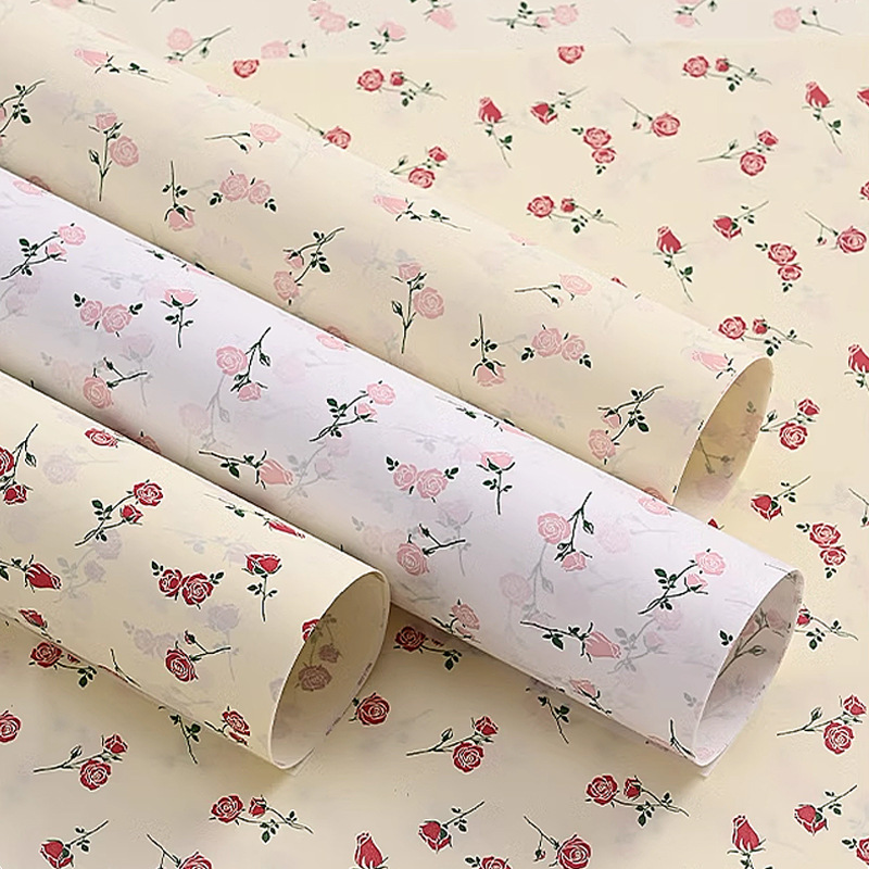 Gentle Romantic Rose Sydney Paper Gift Wrapping Paper Atmosphere Gift Paper Flower Bundle Wrapping Paper Packing Material