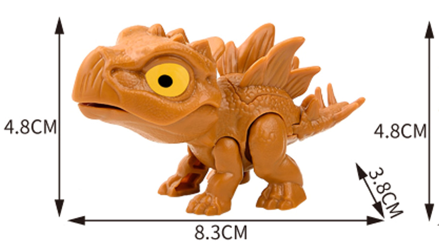 Picture of Cross-border New Explosions Children's Educational Finger-biting Dinosaur Toys suit Finger-biting Dinosaur Small Animal Blind Bag Blind Box