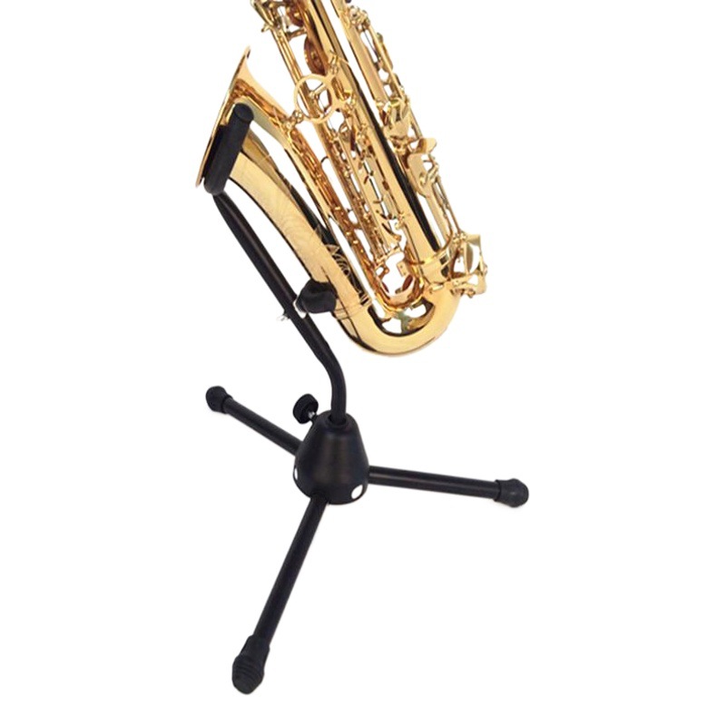 Wholesale alto saxophone stand foldable portable saxophone display stand detachable saxophone floor stand
