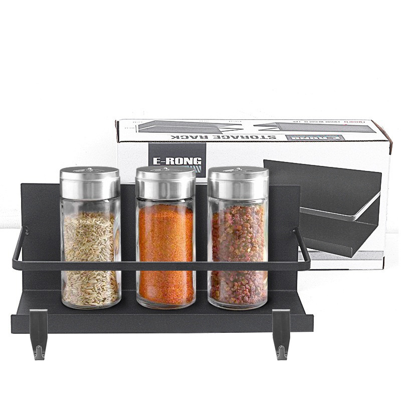 Kitchen utensils refrigerator storage rack magnetic suction refrigerator side rack storage rack punch-free side wall storage rack