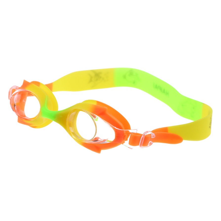 Two-color cartoon integrated swimming goggles cross-border children's swimming glasses waterproof anti-fog children's swimming goggles a generation of hair
