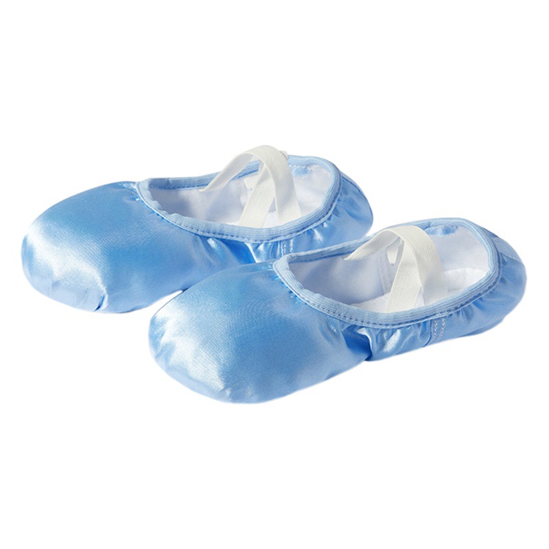 Winter new children's dance shoes fleece-lined satin dance shoes girls dance body exercise shoes cat claw shoes wholesale