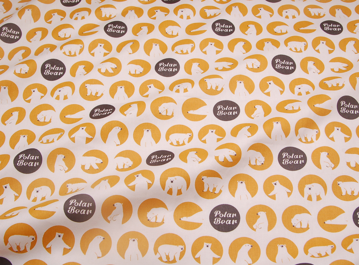 Picture of Factory wholesale ins cotton twill print Penguin baby cartoon cotton non-fluorescent baby fabric
