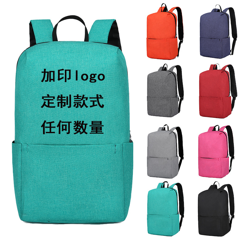Picture of Spot Wholesale New Casual Backpack Travel Backpack Printable Logo Gift Free Colorful Student Backpack