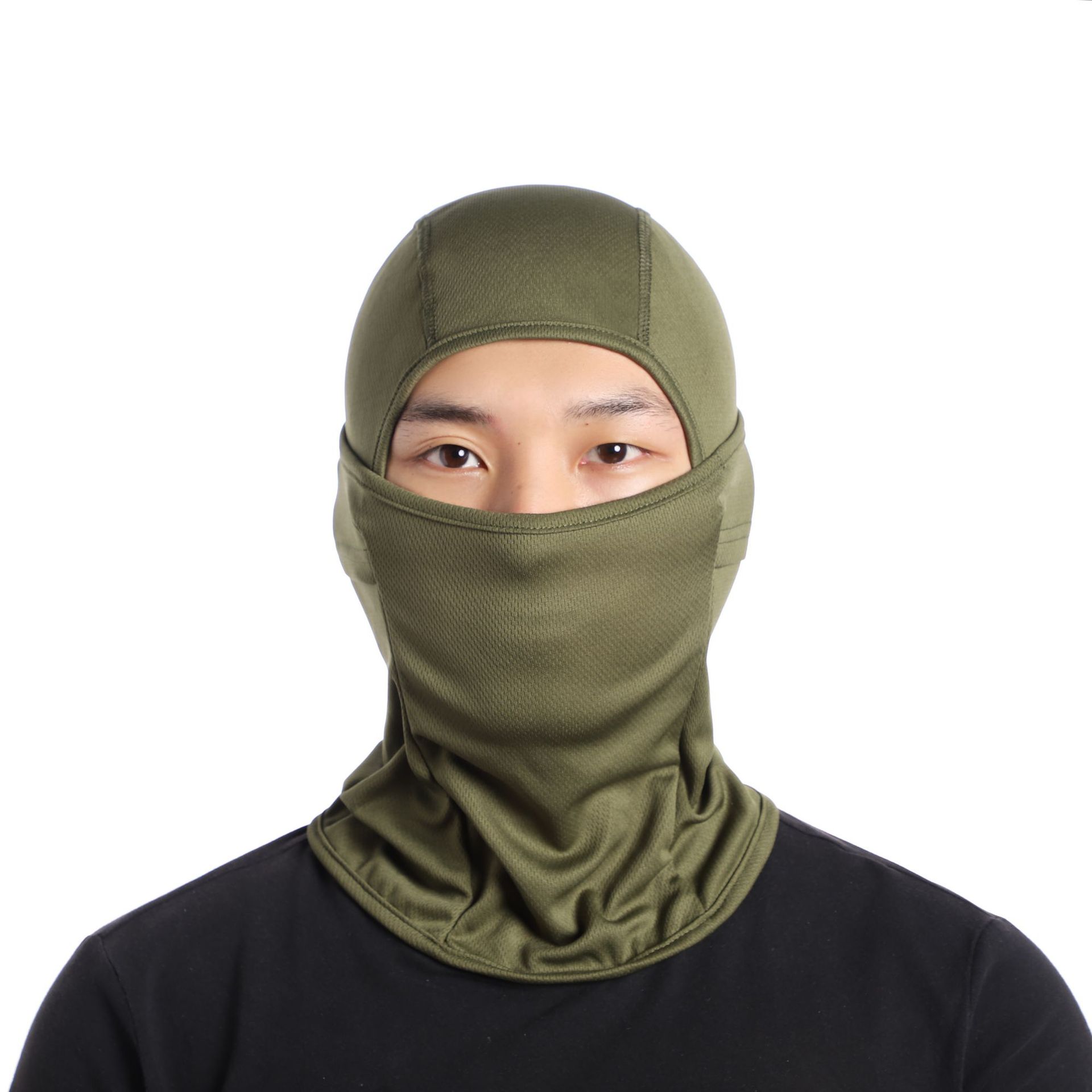 Picture of Cross-border for summer outdoor riding cover dust-proof sunscreen single hole breathable quick-drying scarf hood in stock wholesale