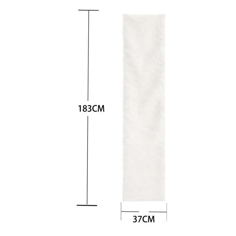 2021 Color Plush Table Runner Christmas Table Runner Christmas Decoration Supplies Home Decoration Table Mat Napkin Cloth