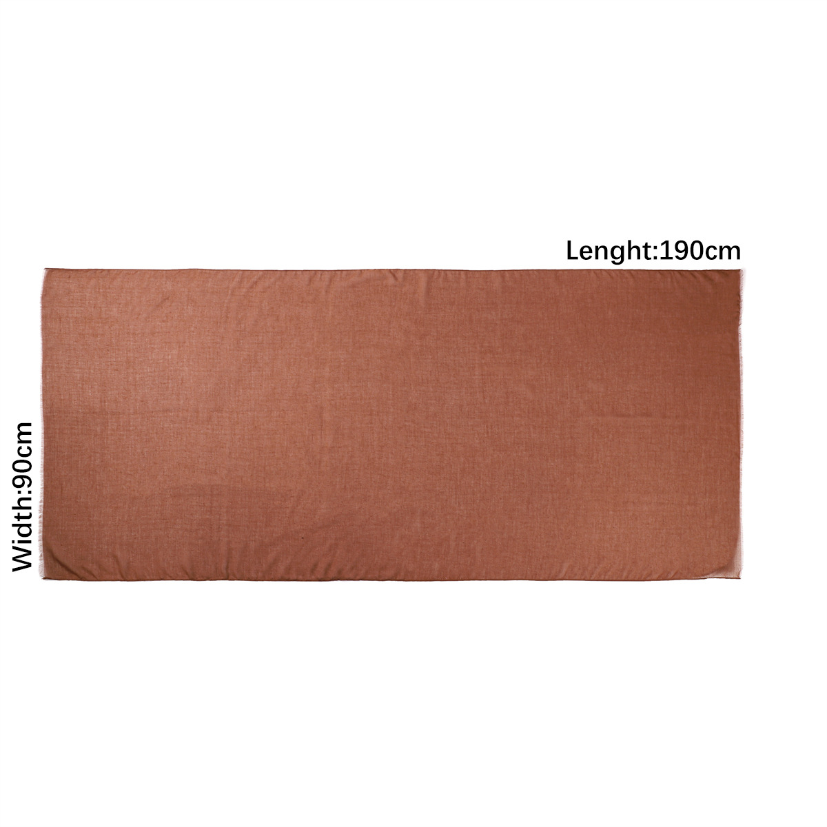 Picture of New fashion cotton and linen soft autumn and winter combed cotton monochrome short beard flat long scarf scarf scarf scarf scarf shawl in stock