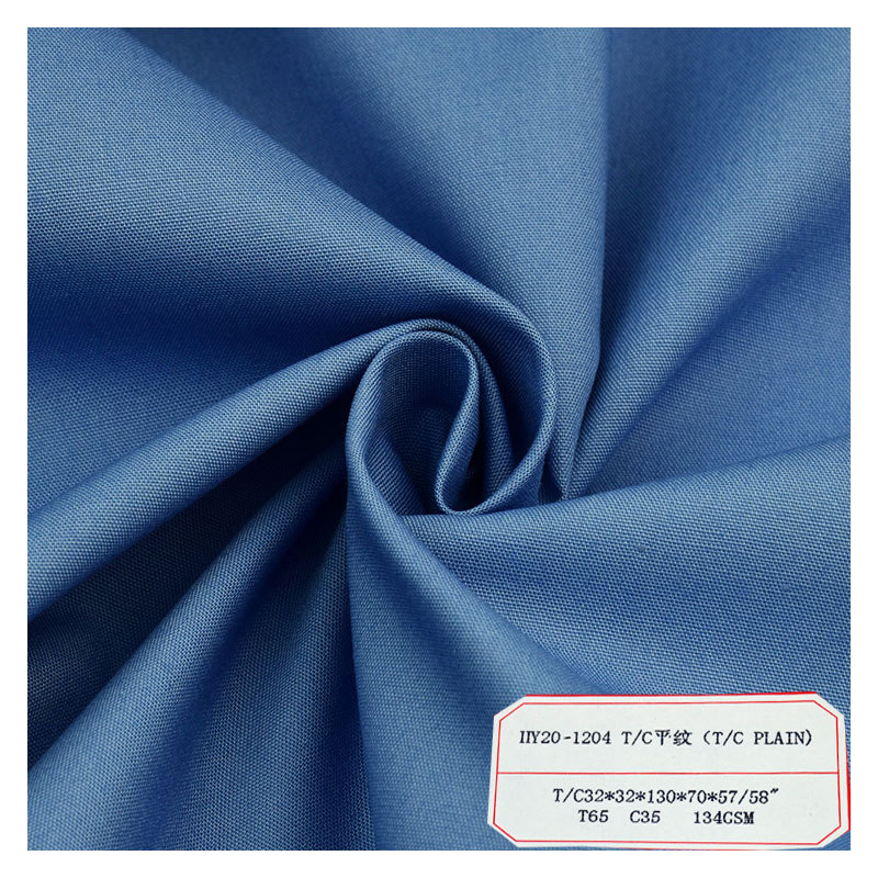 T/C polyester cotton plain cloth cotton Dacron pants shirt dress fabric