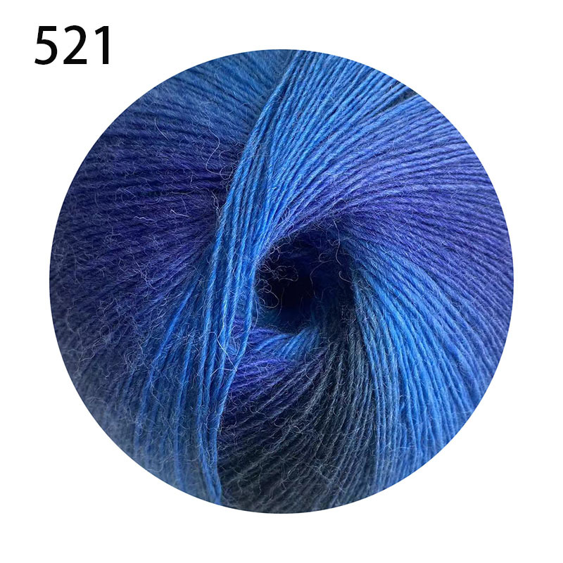 Picture of 1000 m Magic Ball Rainbow Wool Wool Wool Hand-Woven Crochet Shawl Hat Scarf Coat Coarse Baby Wool Ball