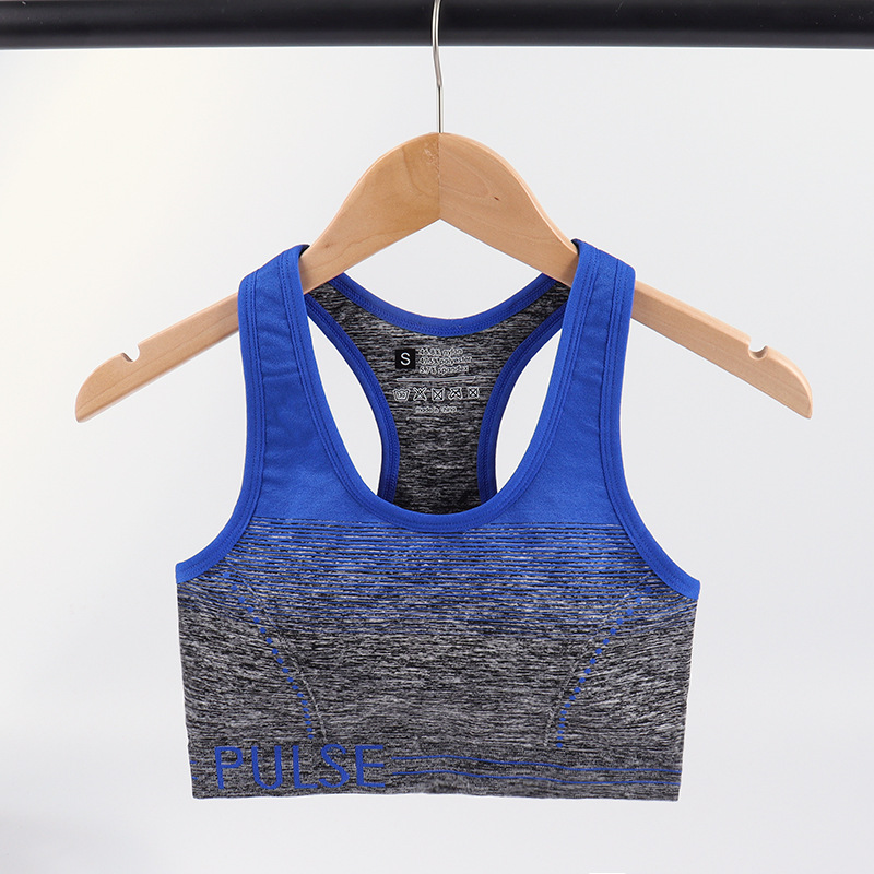 Picture of 2023 New Yoga Running Fitness Sports Underwear Women's Moisture-wicking Push-up Shock-absorbing Gradient Stripe Bra