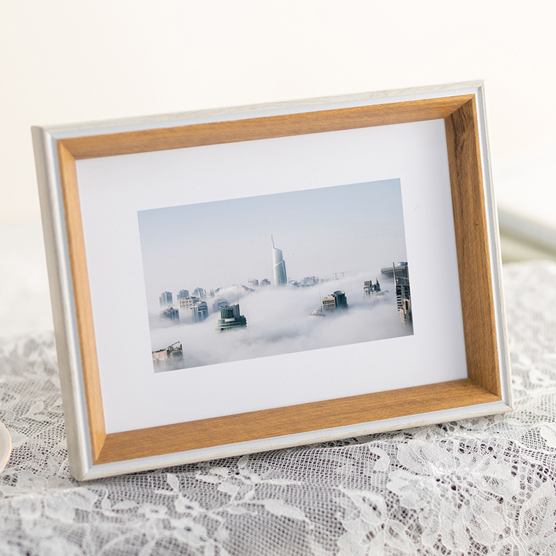Picture of European retro photo studio wedding photo frame 6 inch table 7 inch 8 inch 10 photo wall a4 simple oil picture frame wholesale