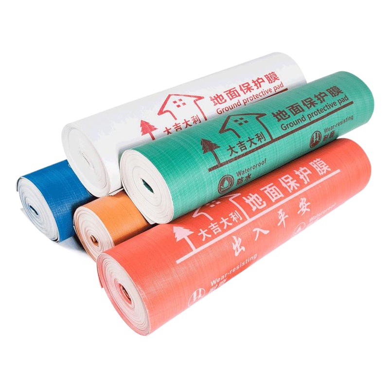 Ground protective film manufacturers supply non-slip woven cloth plus EVA site home decoration protection pad spot wholesale